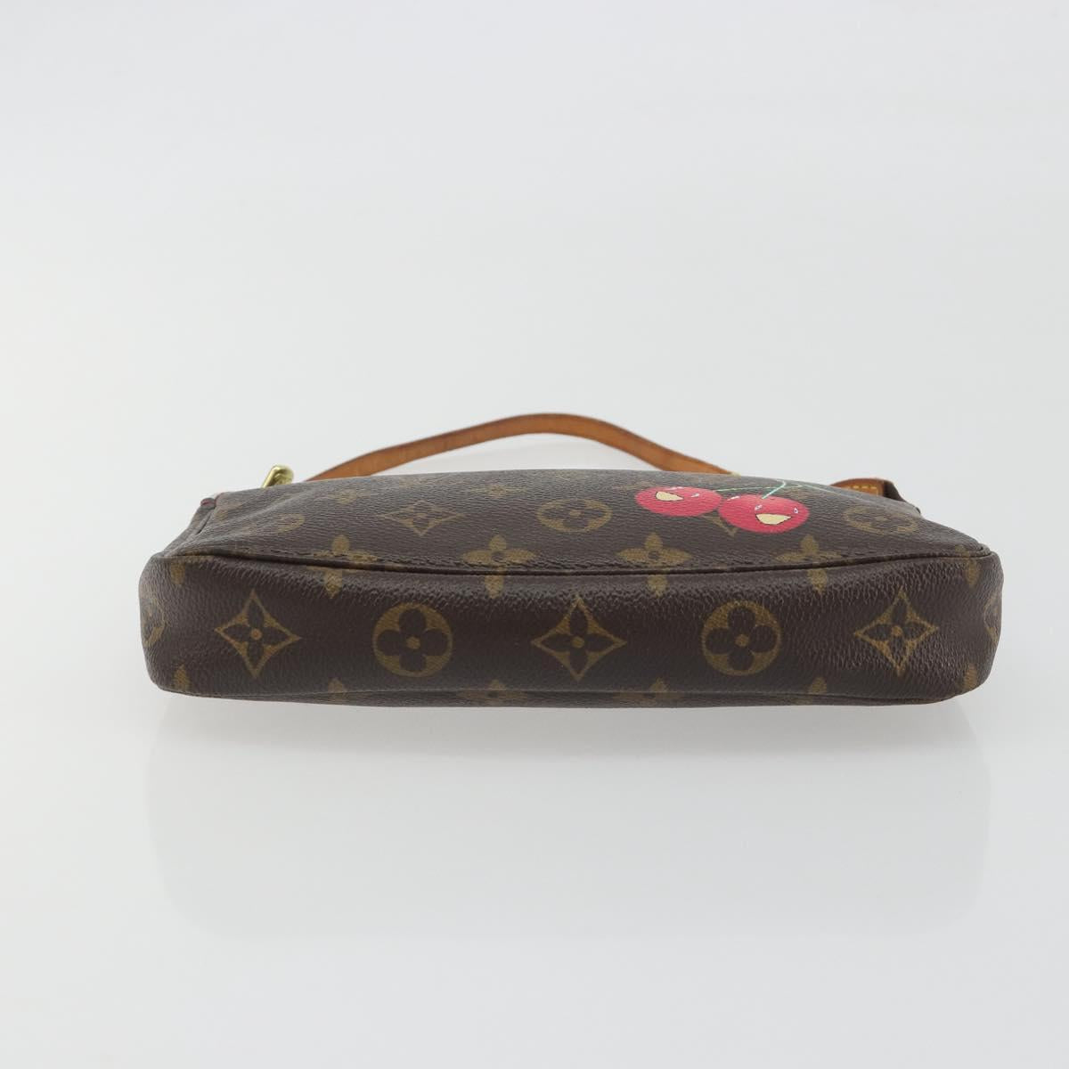 LOUIS VUITTON Monogram Cherry Pochette Accessoires Accessory Pouch M95008 LV Auth ka5500A
