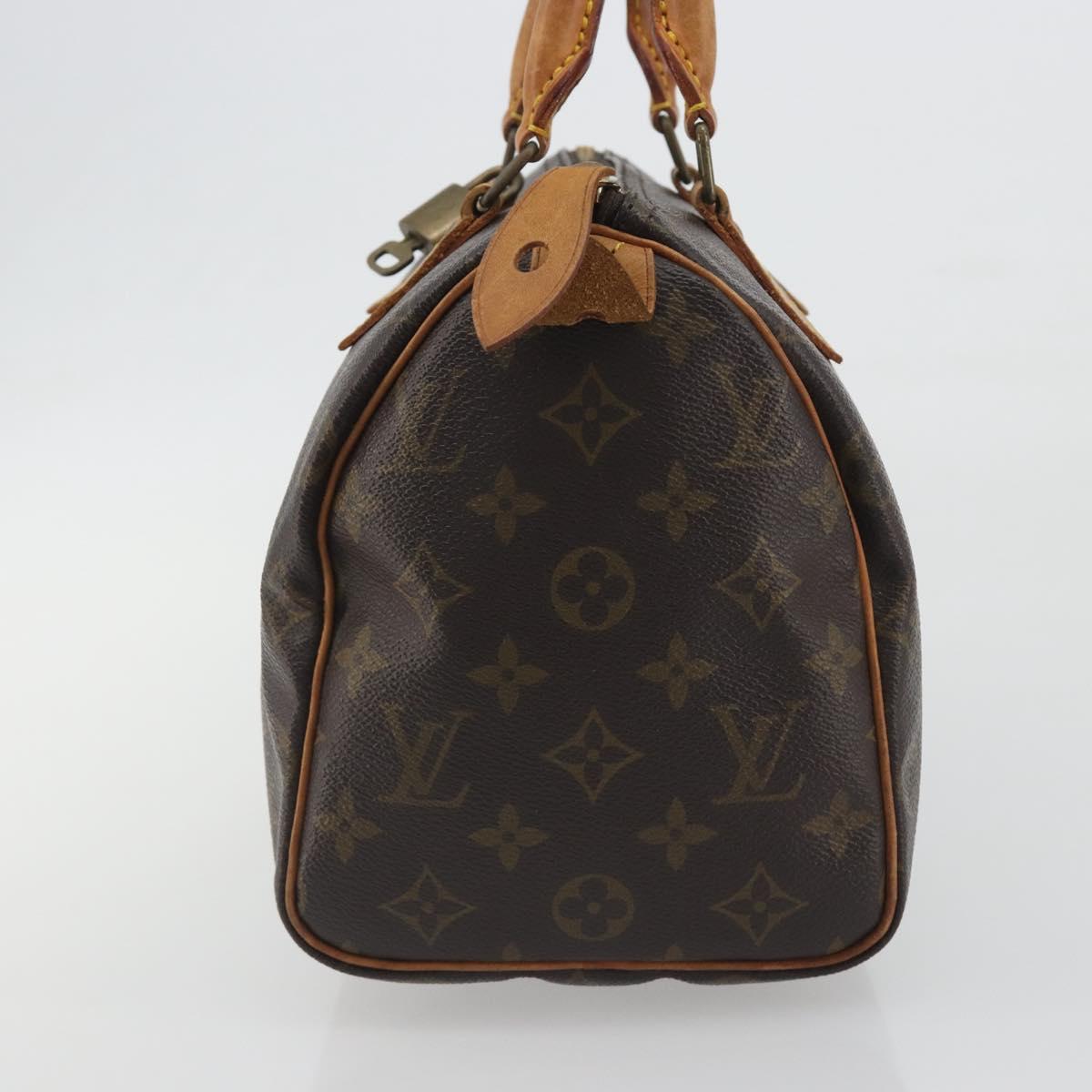 LOUIS VUITTON Monogram Speedy 25 Hand Bag M41528 LV Auth ka5502A