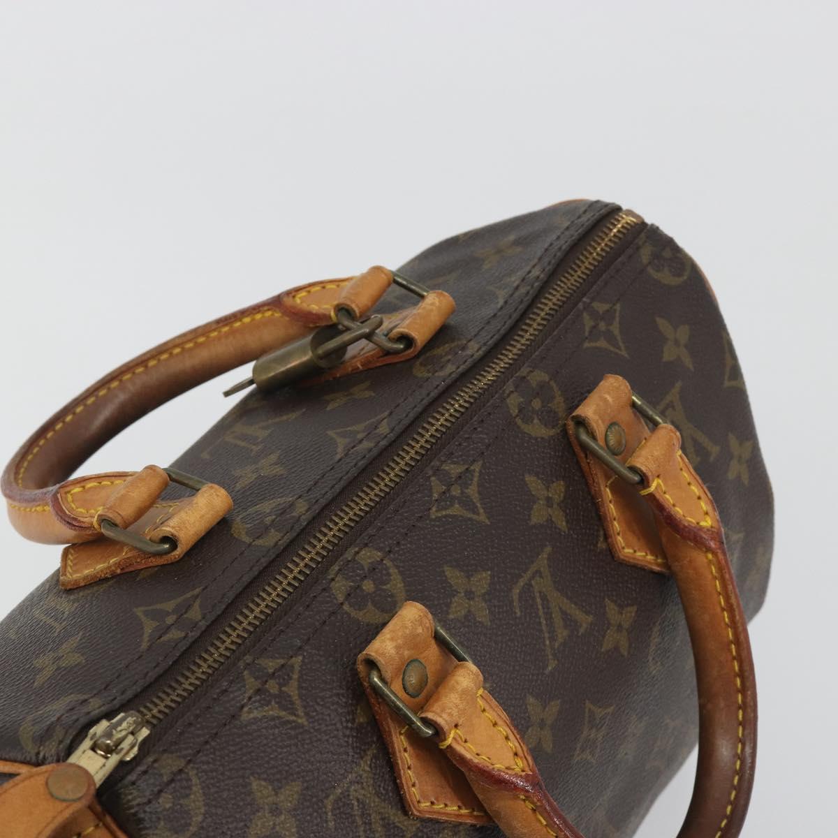 LOUIS VUITTON Monogram Speedy 25 Hand Bag M41528 LV Auth ka5502A