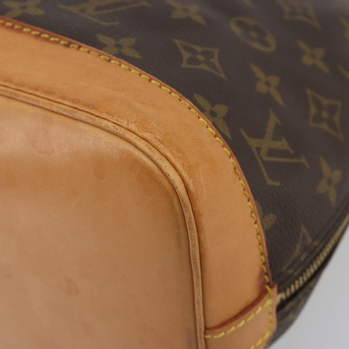 LOUIS VUITTON Monogram Alma Hand Bag M51130 LV Auth ka5505