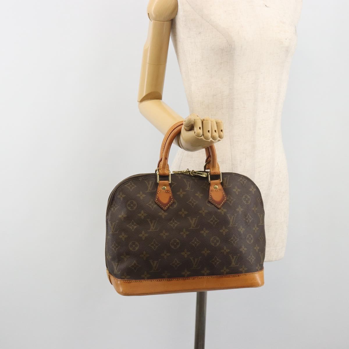 LOUIS VUITTON Monogram Alma Hand Bag M51130 LV Auth ka5505