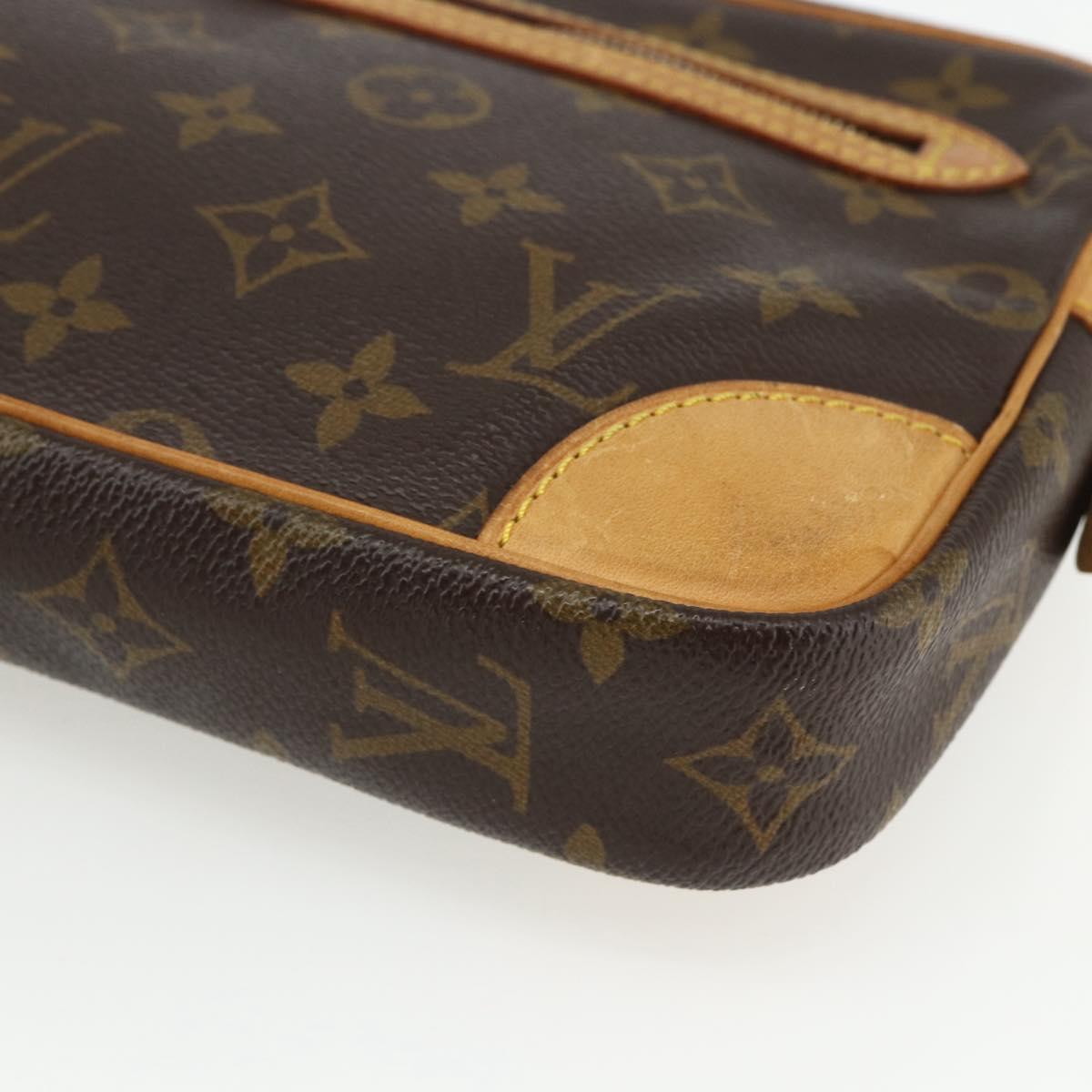 LOUIS VUITTON Monogram Marly Dragonne GM Clutch Bag M51825 LV Auth ka551