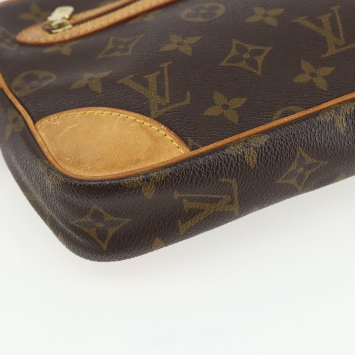 LOUIS VUITTON Monogram Marly Dragonne GM Clutch Bag M51825 LV Auth ka551