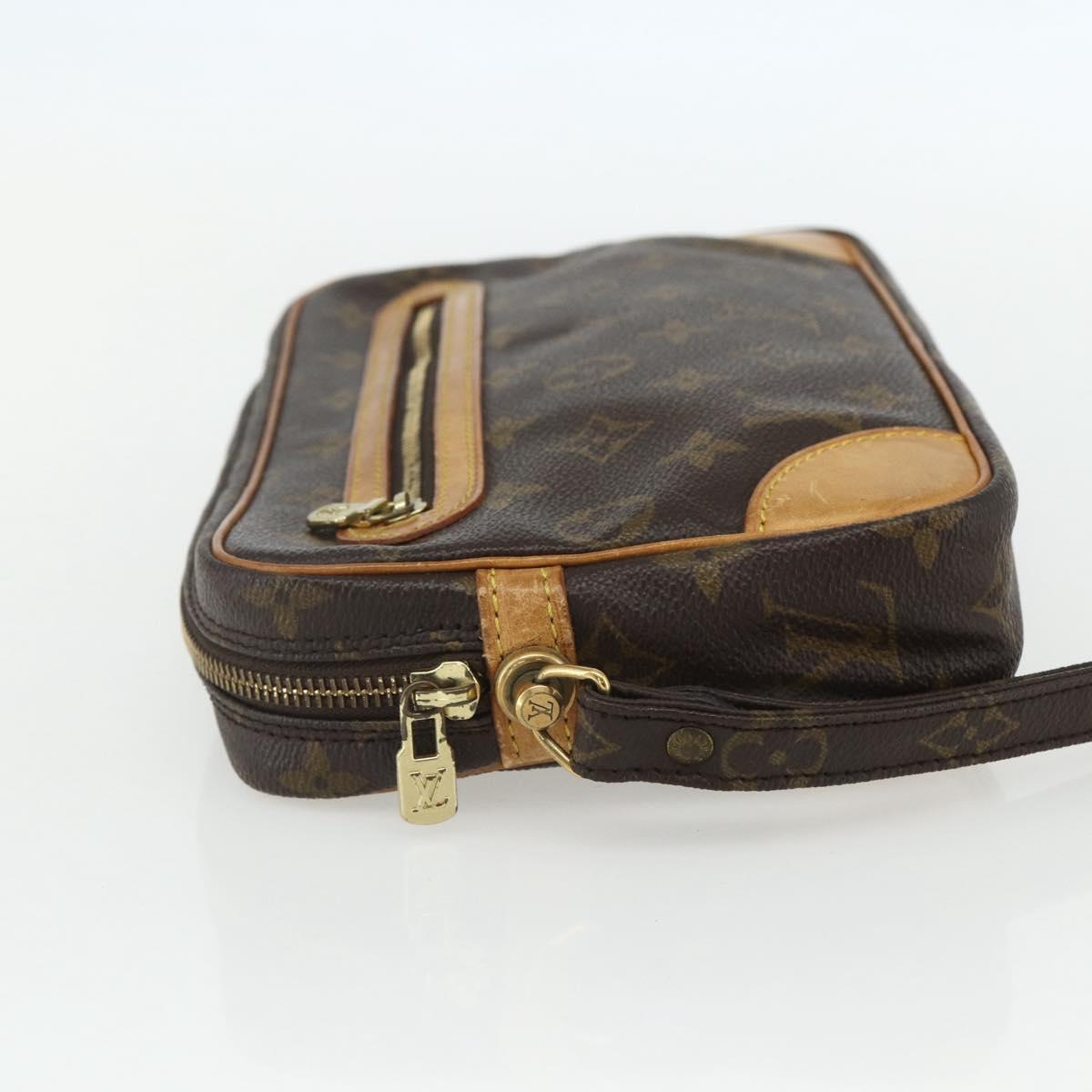 LOUIS VUITTON Monogram Marly Dragonne GM Clutch Bag M51825 LV Auth ka551