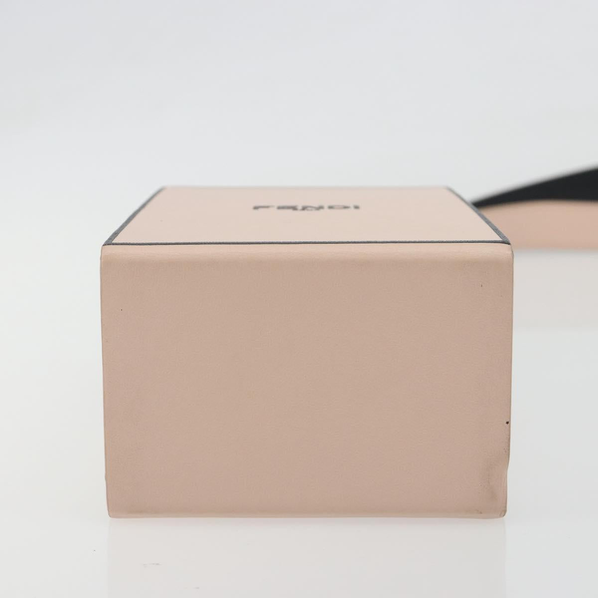 FENDI Shoulder Pouch Leather Pink Gold Tone 8BT339 Auth ka5513A