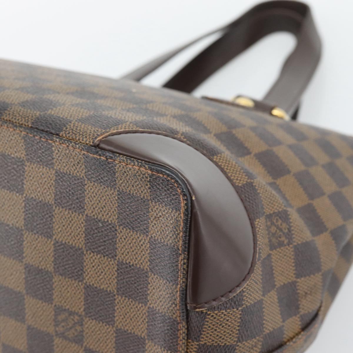 LOUIS VUITTON Damier Ebene Hampstead PM Tote Bag N51205 LV Auth ka5516