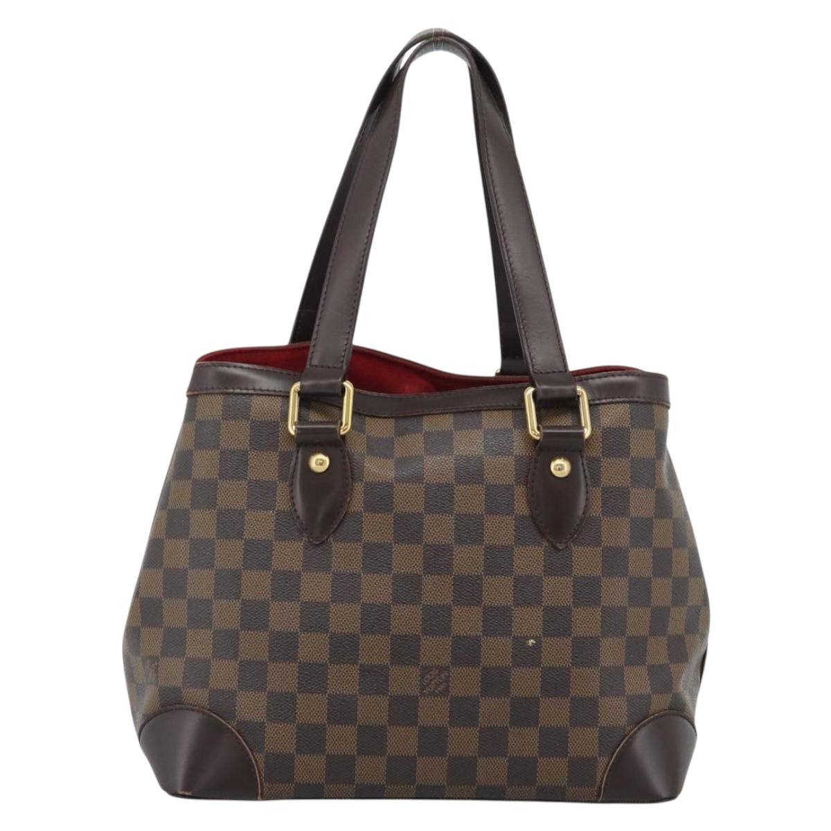 LOUIS VUITTON Damier Ebene Hampstead PM Tote Bag N51205 LV Auth ka5516