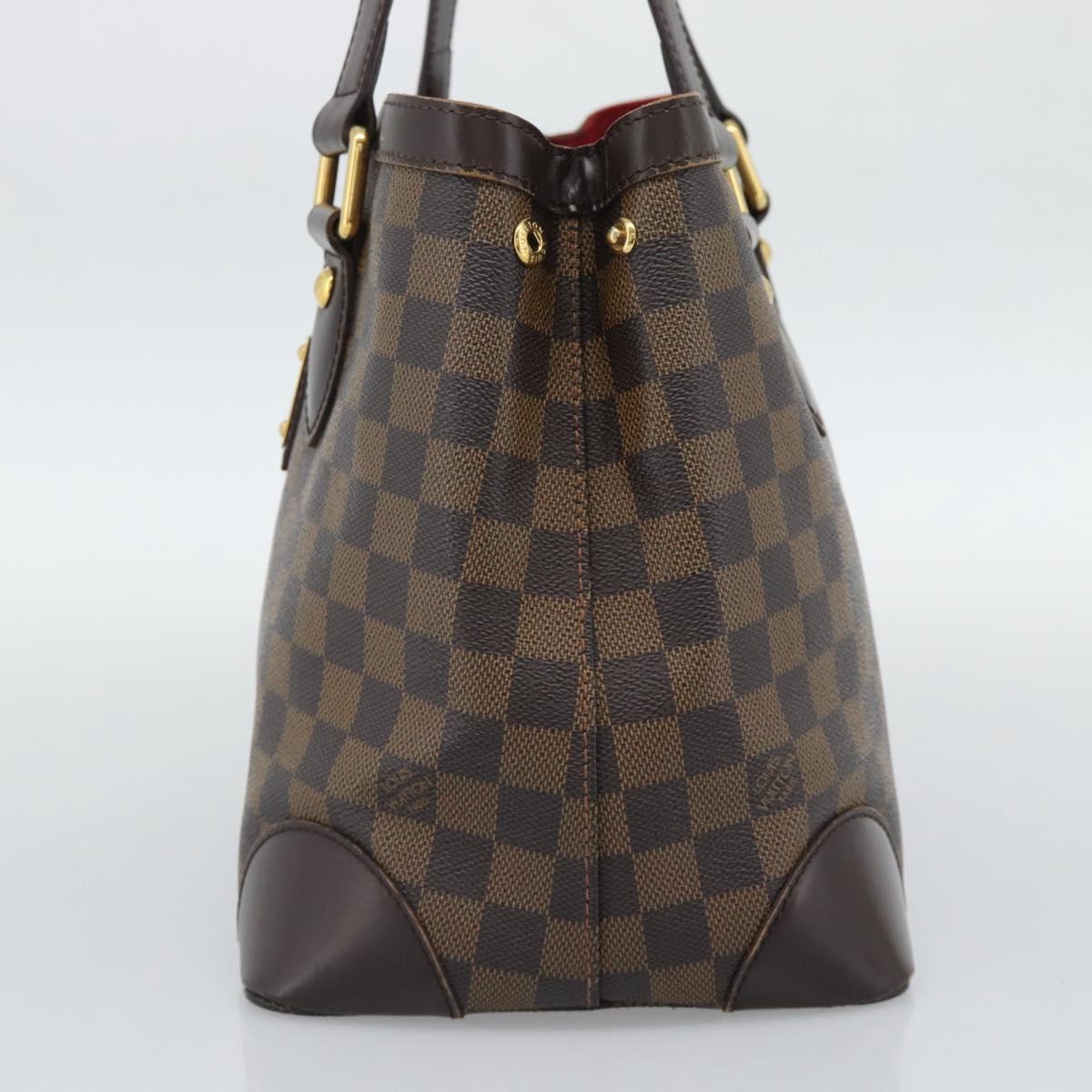 LOUIS VUITTON Damier Ebene Hampstead PM Tote Bag N51205 LV Auth ka5516