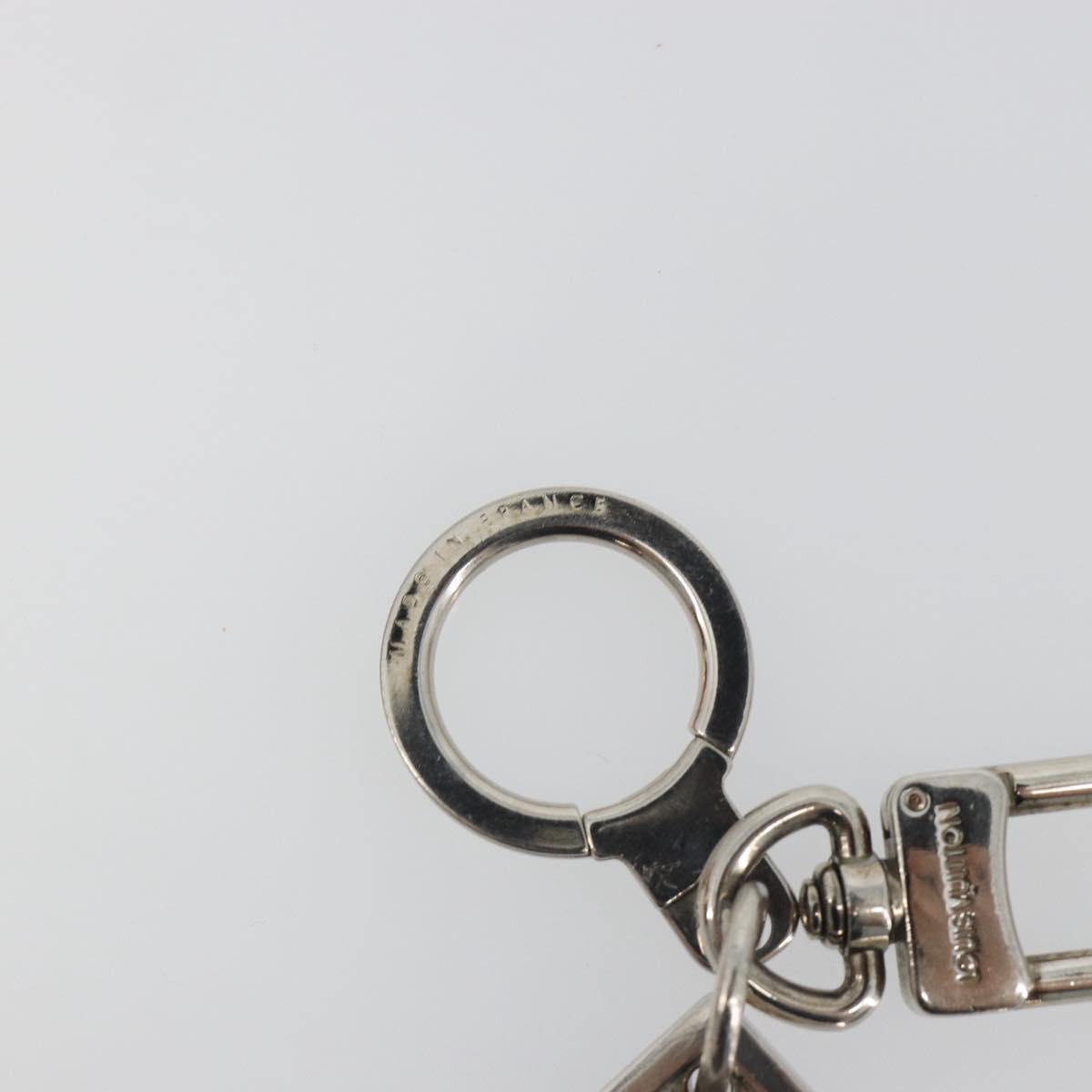 LOUIS VUITTON Porte Cles Jean Key Holder Metal Silver M65374 LV Auth ka5525