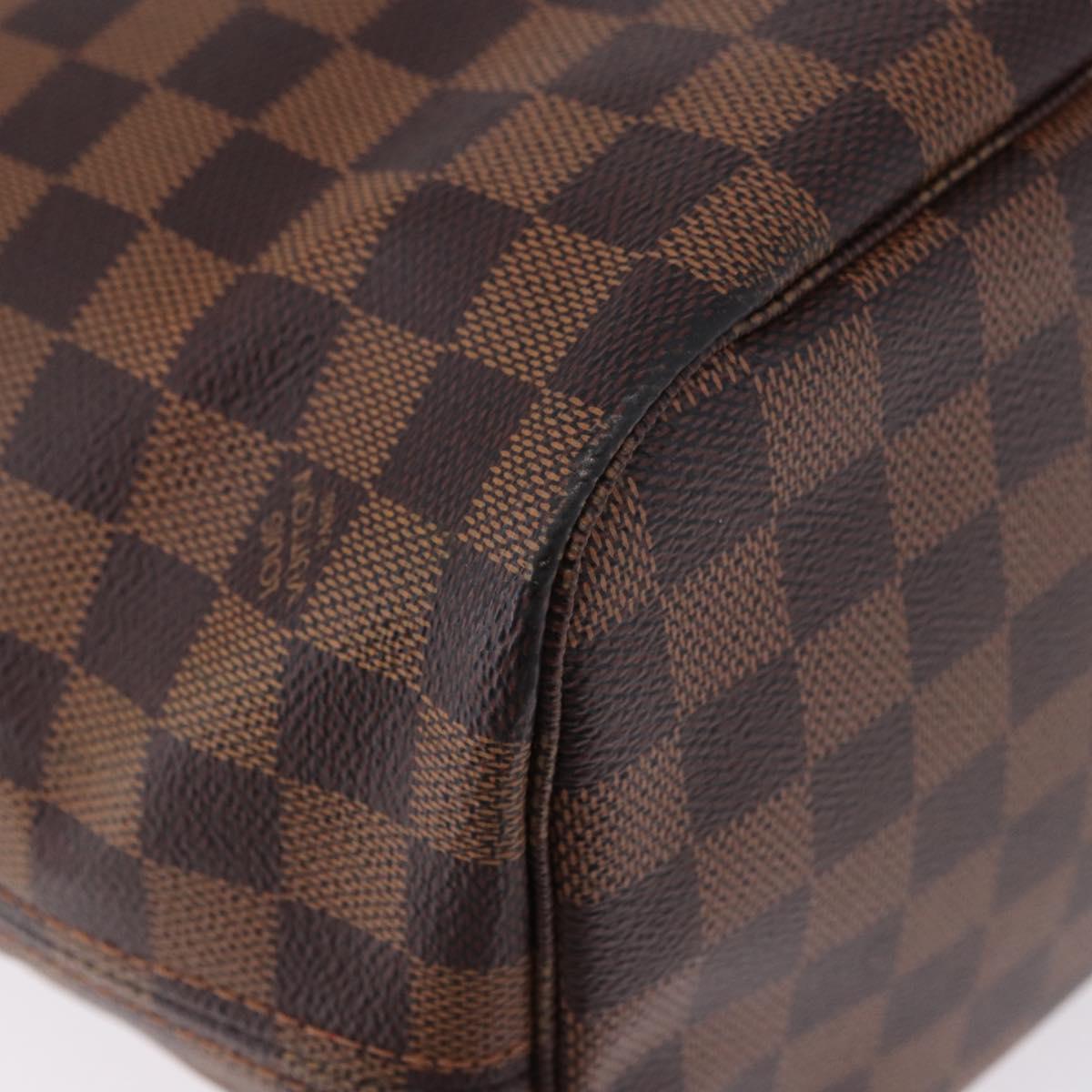 LOUIS VUITTON Damier Ebene Neverfull MM Tote Bag N51105 LV Auth ka5529V