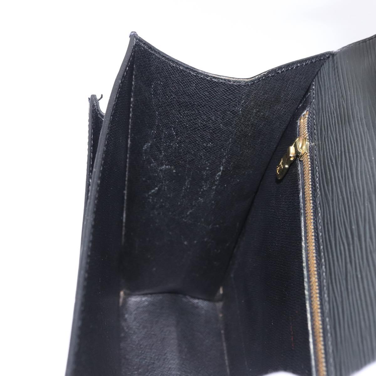 LOUIS VUITTON Epi Monceau 28 Hand Bag Black M52122 LV Auth ka5535