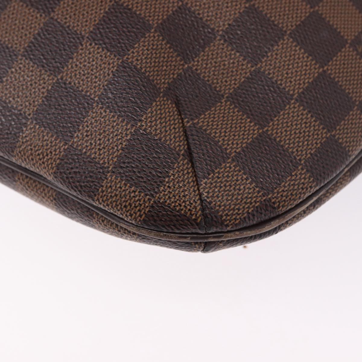 LOUIS VUITTON Damier Ebene Bloomsbury GM Shoulder Bag N42250 LV Auth ka5536