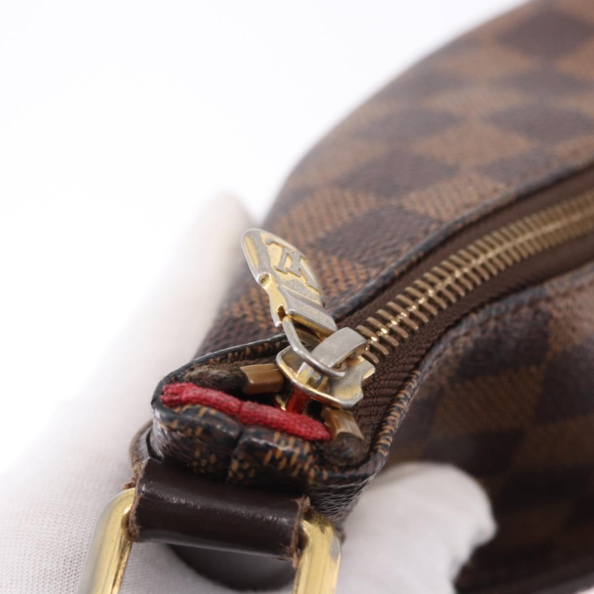 LOUIS VUITTON Damier Ebene Bloomsbury GM Shoulder Bag N42250 LV Auth ka5536