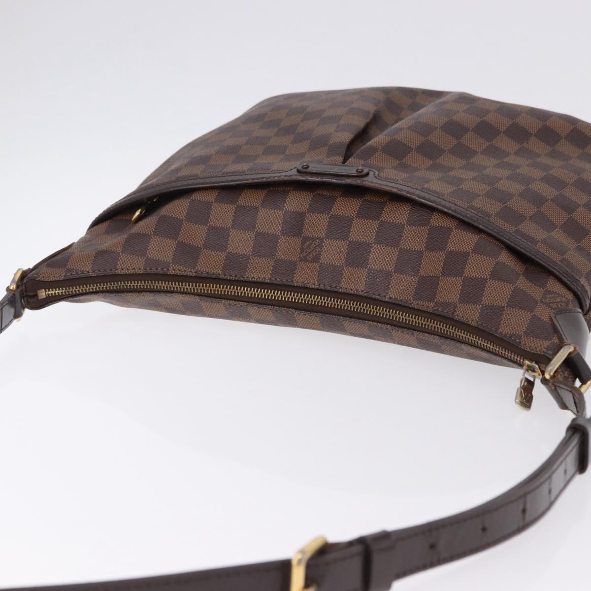 LOUIS VUITTON Damier Ebene Bloomsbury GM Shoulder Bag N42250 LV Auth ka5536
