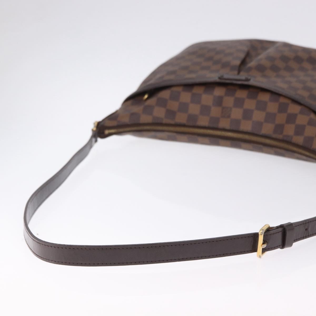 LOUIS VUITTON Damier Ebene Bloomsbury GM Shoulder Bag N42250 LV Auth ka5536