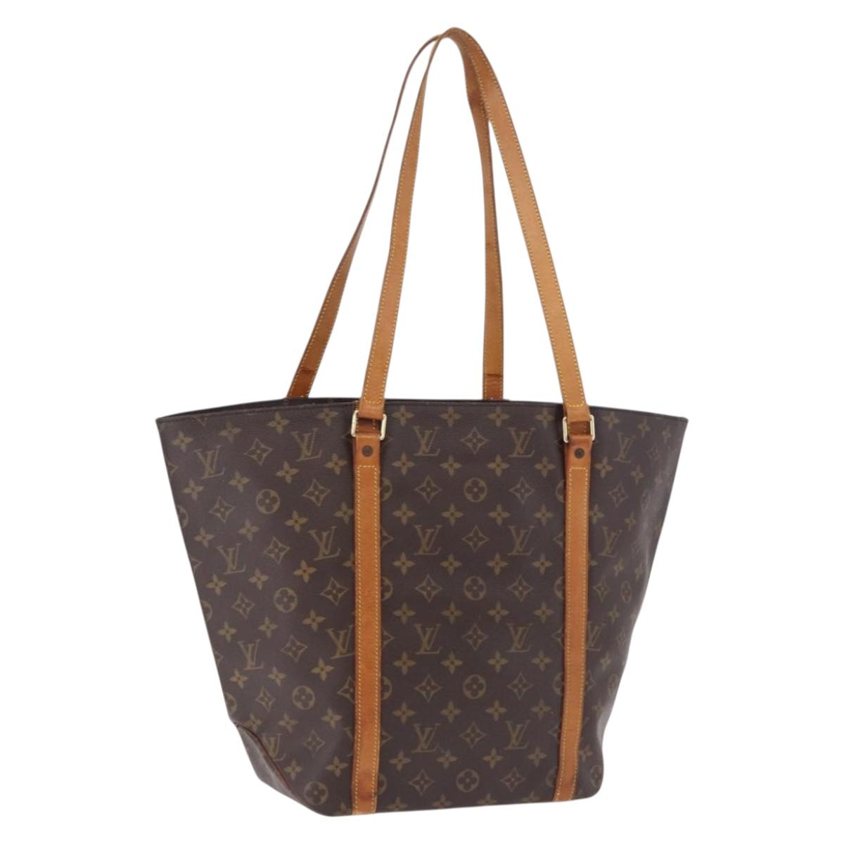LOUIS VUITTON Monogram Sac Shopping Tote Bag M51108 LV Auth ka5537