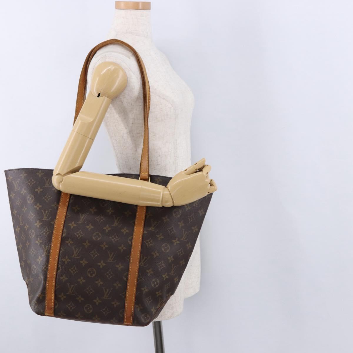 LOUIS VUITTON Monogram Sac Shopping Tote Bag M51108 LV Auth ka5537