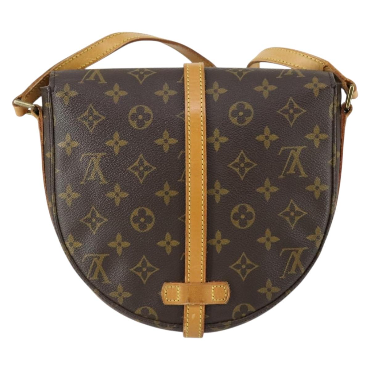 LOUIS VUITTON Monogram Chantilly MM Shoulder Bag M51233 LV Auth ka554