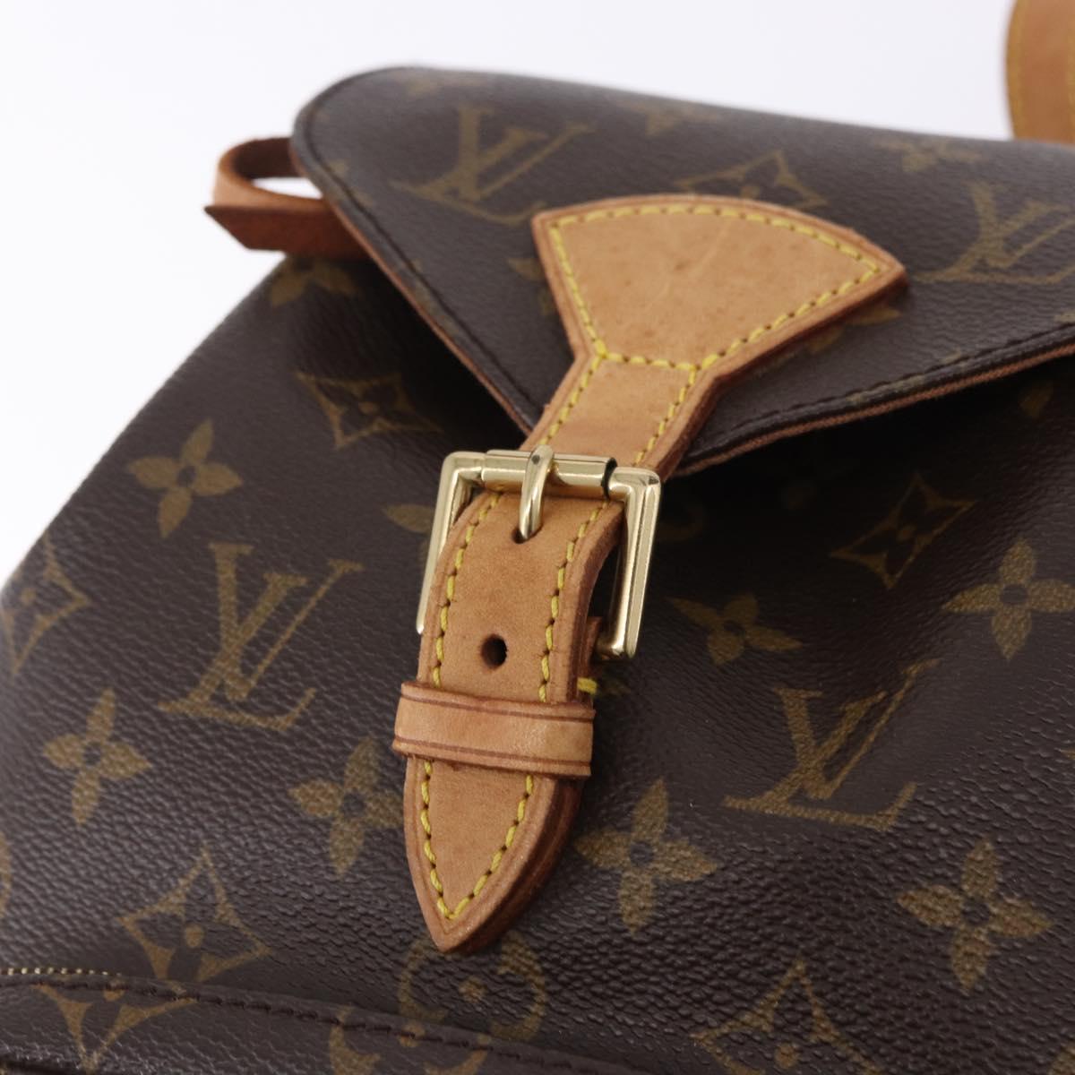 LOUIS VUITTON Monogram Montsouris MM Backpack M51136 LV Auth ka5549A