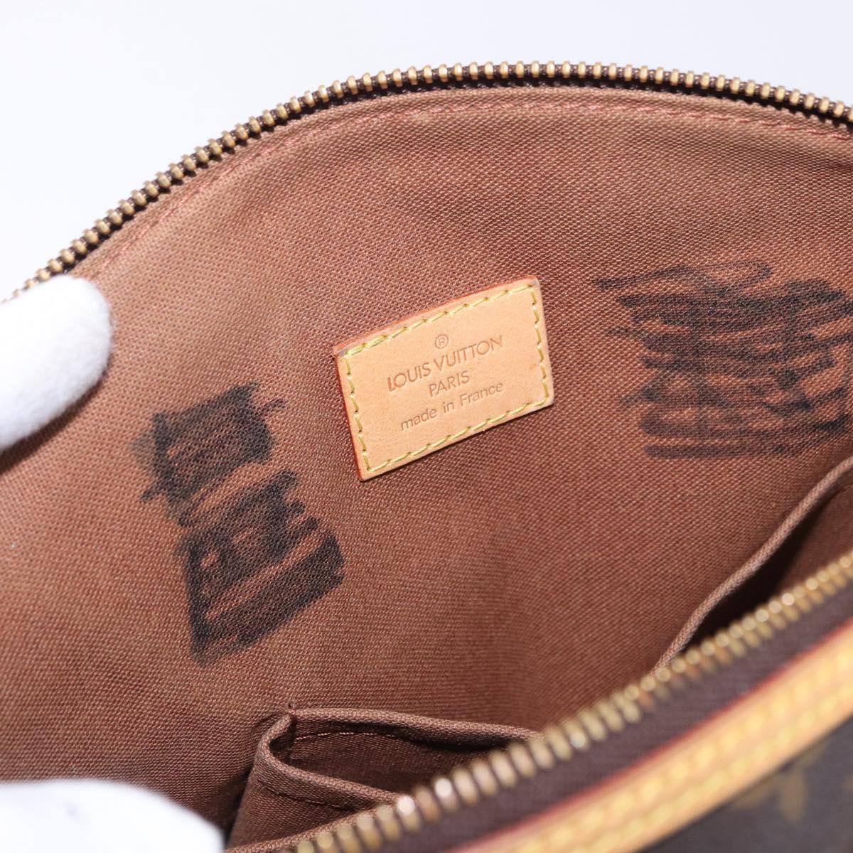 LOUIS VUITTON Monogram Lockit Hand Bag M40613 LV Auth ka5551