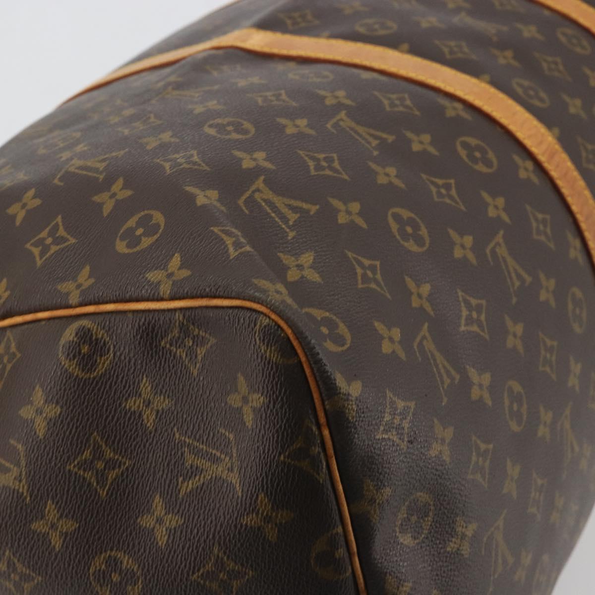 LOUIS VUITTON Monogram Keepall Bandouliere 60 Boston Bag M41412 LV Auth ka5556