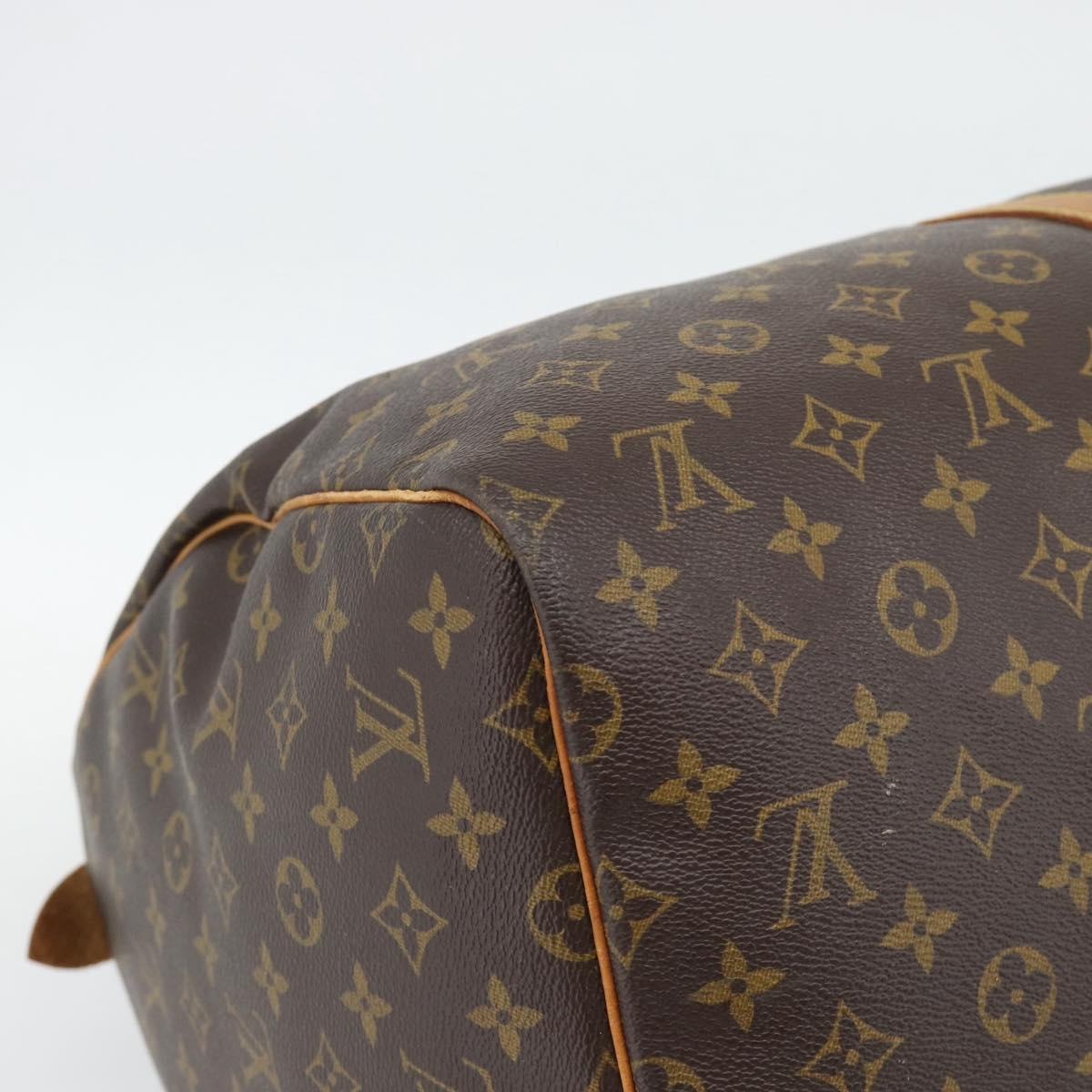 LOUIS VUITTON Monogram Keepall 55 Boston Bag M41424 LV Auth ka5557