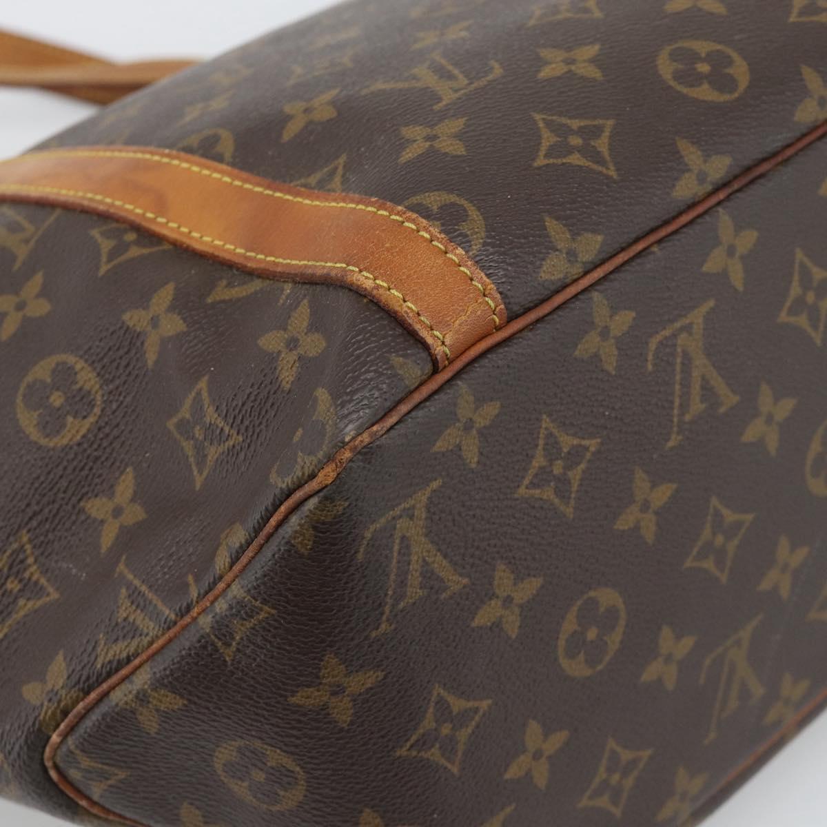 LOUIS VUITTON Monogram Sac Shopping Tote Bag M51108 LV Auth ka5558