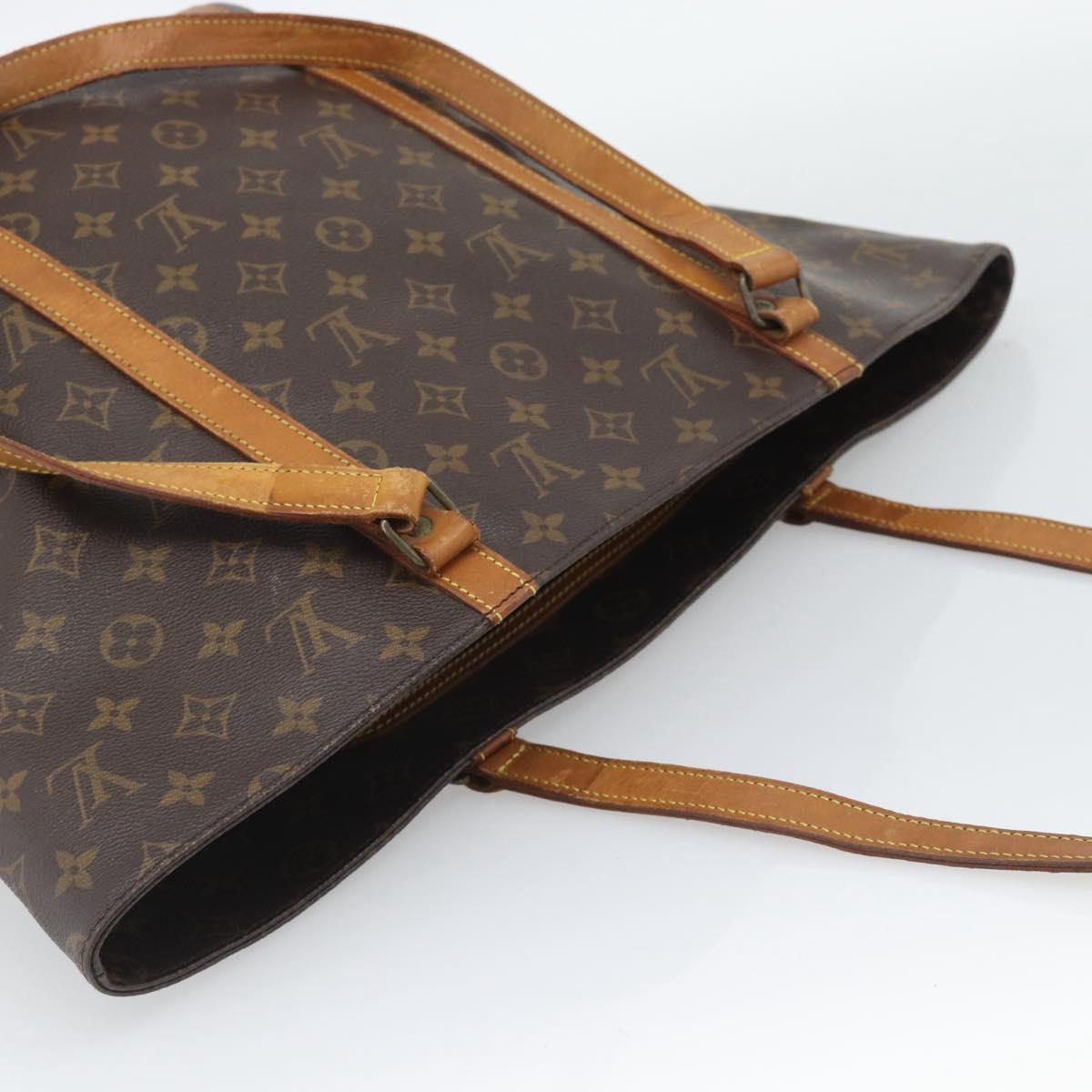 LOUIS VUITTON Monogram Sac Shopping Tote Bag M51108 LV Auth ka5558