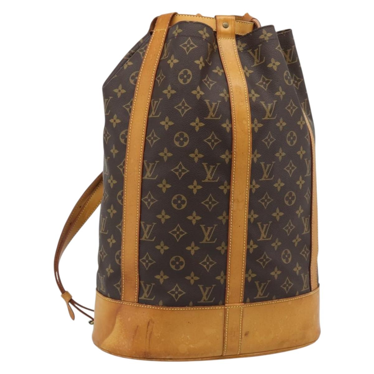 LOUIS VUITTON Monogram Randonnee GM Shoulder Bag M42244 LV Auth ka5560