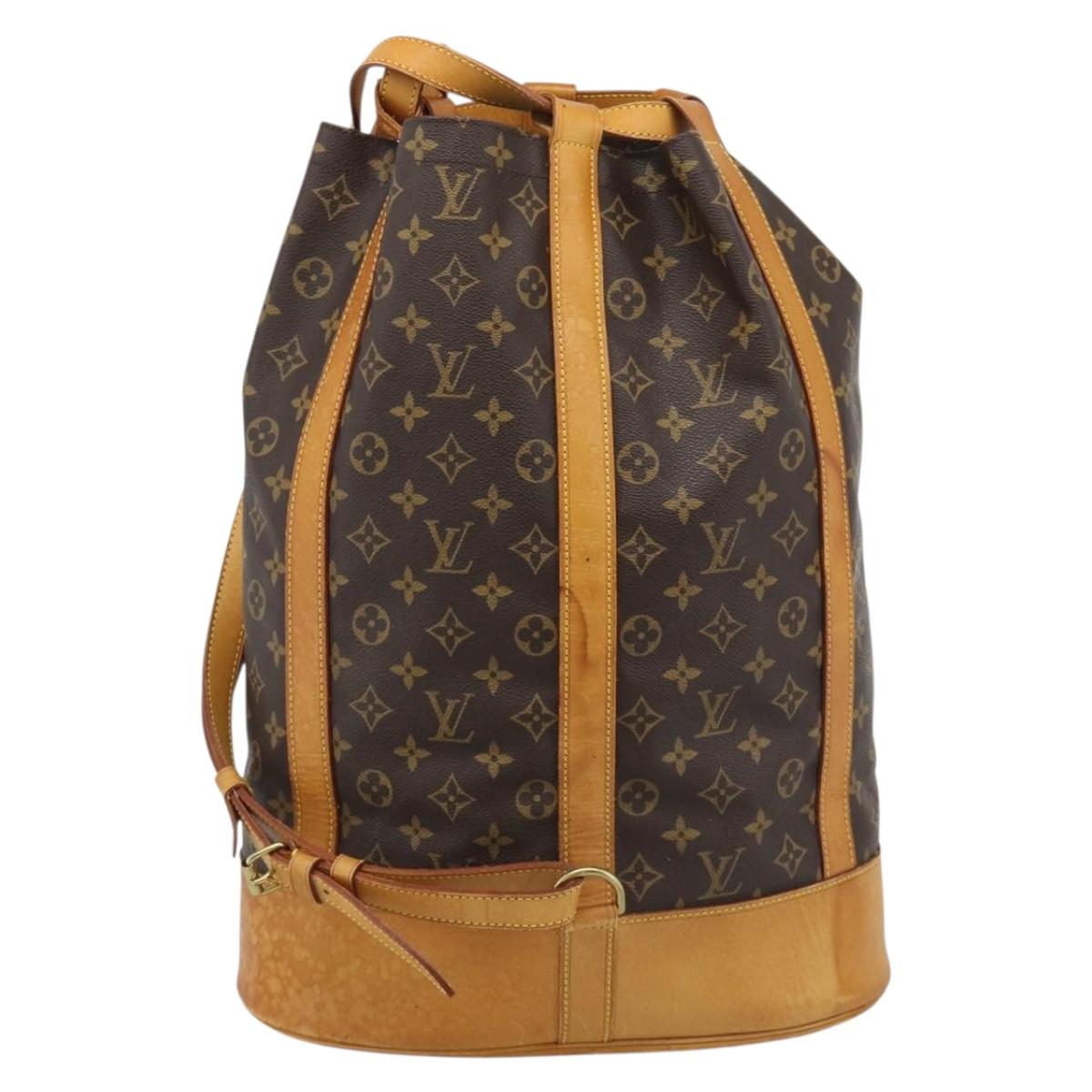 LOUIS VUITTON Monogram Randonnee GM Shoulder Bag M42244 LV Auth ka5560