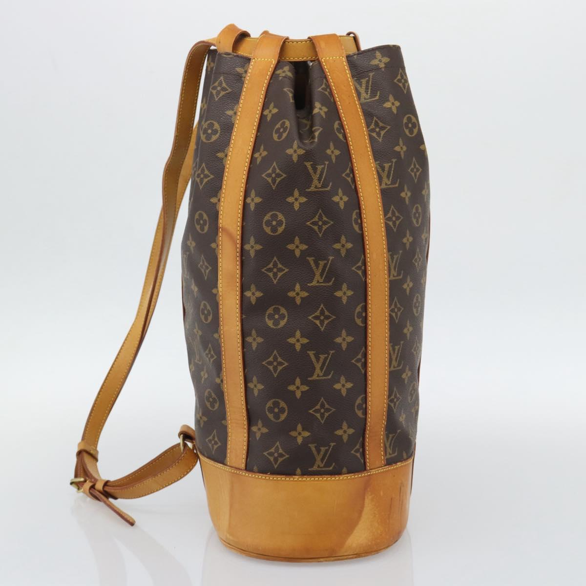 LOUIS VUITTON Monogram Randonnee GM Shoulder Bag M42244 LV Auth ka5560