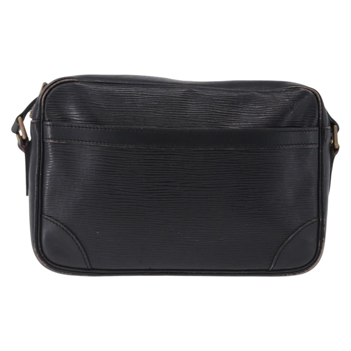 LOUIS VUITTON Epi Trocadero 23 Shoulder Bag Black M52302 LV Auth ka5573