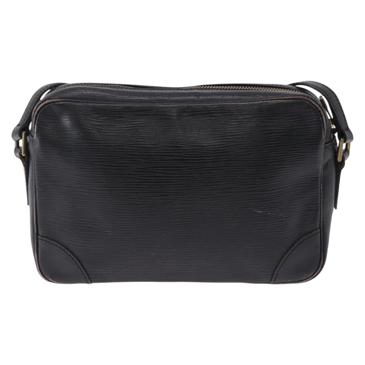 LOUIS VUITTON Epi Trocadero 23 Shoulder Bag Black M52302 LV Auth ka5573