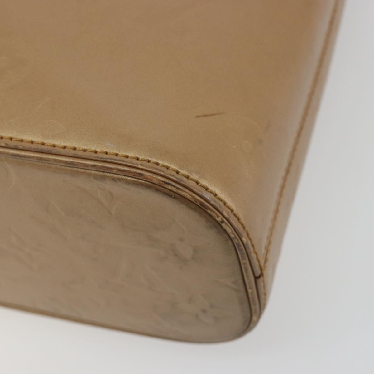 LOUIS VUITTON Monogram Mat Sutter Shoulder Bag Beige M55167 LV Auth ka5576