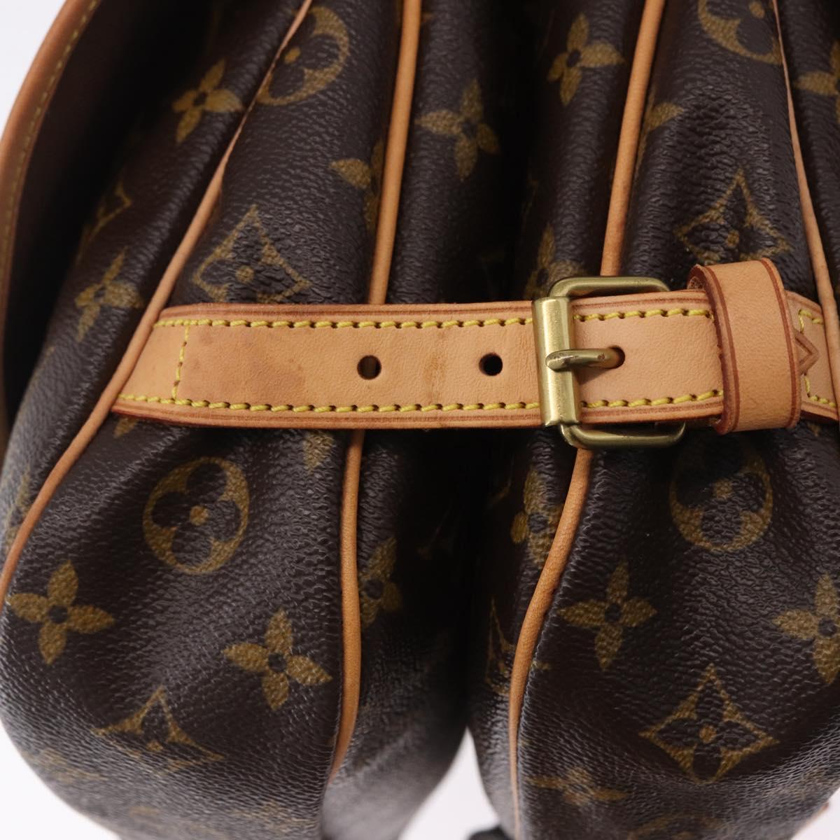 LOUIS VUITTON Monogram Saumur 30 Shoulder Bag M42256 LV Auth ka5588V