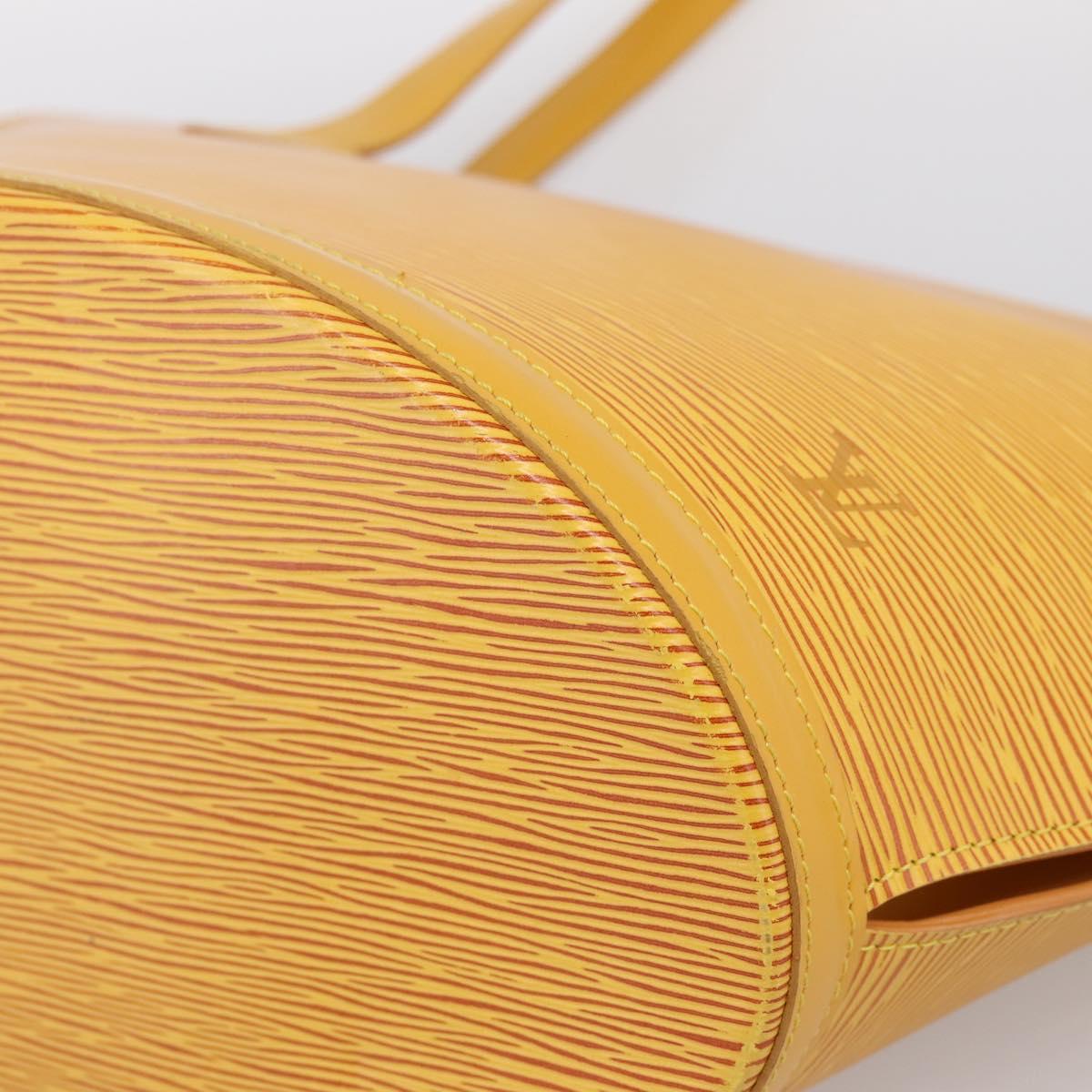 LOUIS VUITTON Epi Saint Jacques Shopping Bag Yellow M52269 LV Auth ka5592A