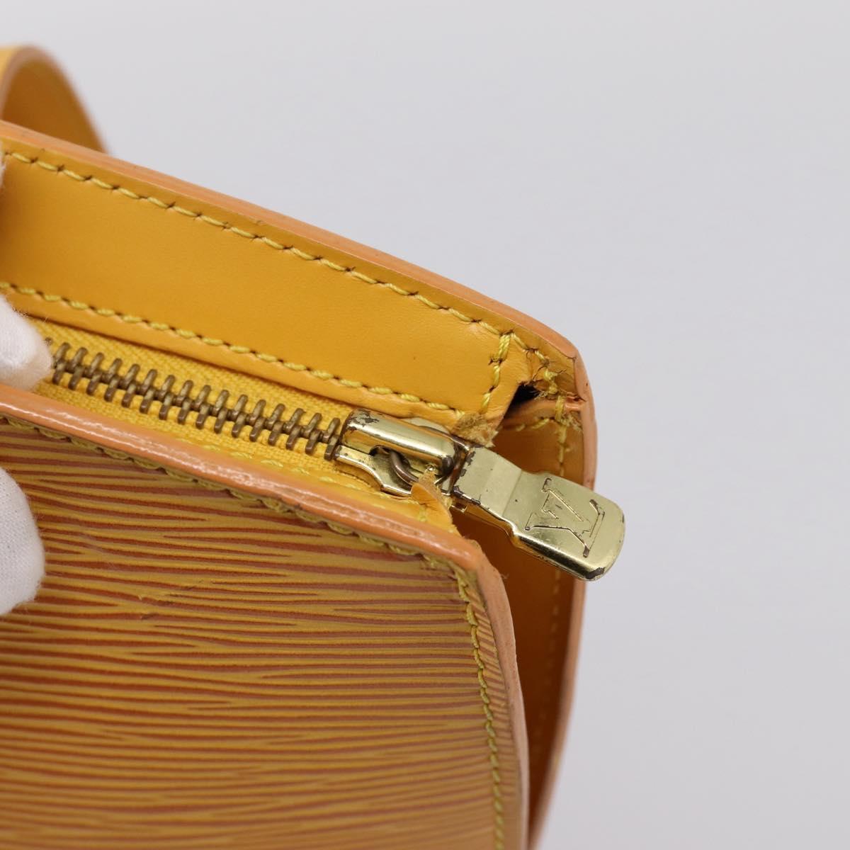 LOUIS VUITTON Epi Saint Jacques Shopping Bag Yellow M52269 LV Auth ka5592A