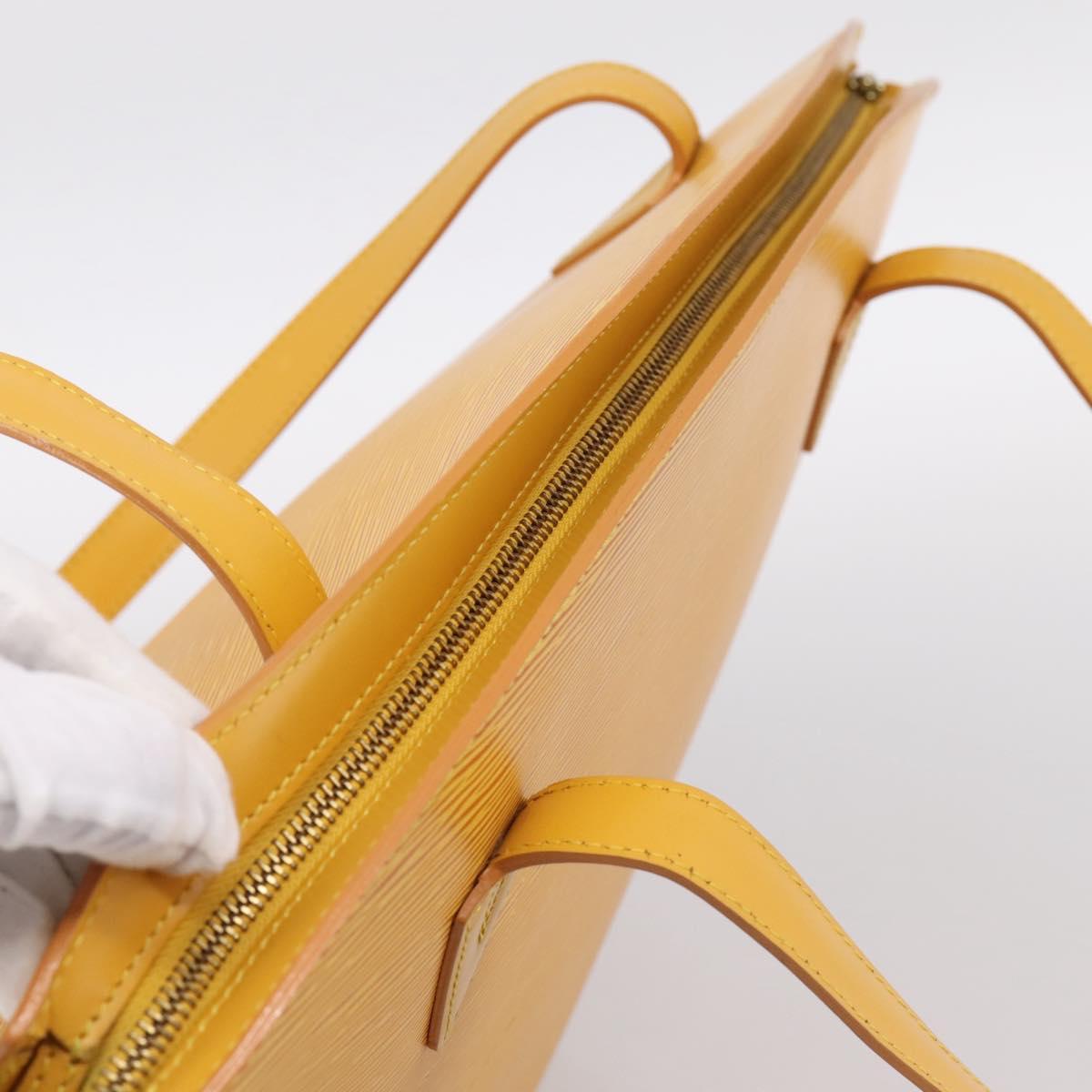 LOUIS VUITTON Epi Saint Jacques Shopping Bag Yellow M52269 LV Auth ka5592A