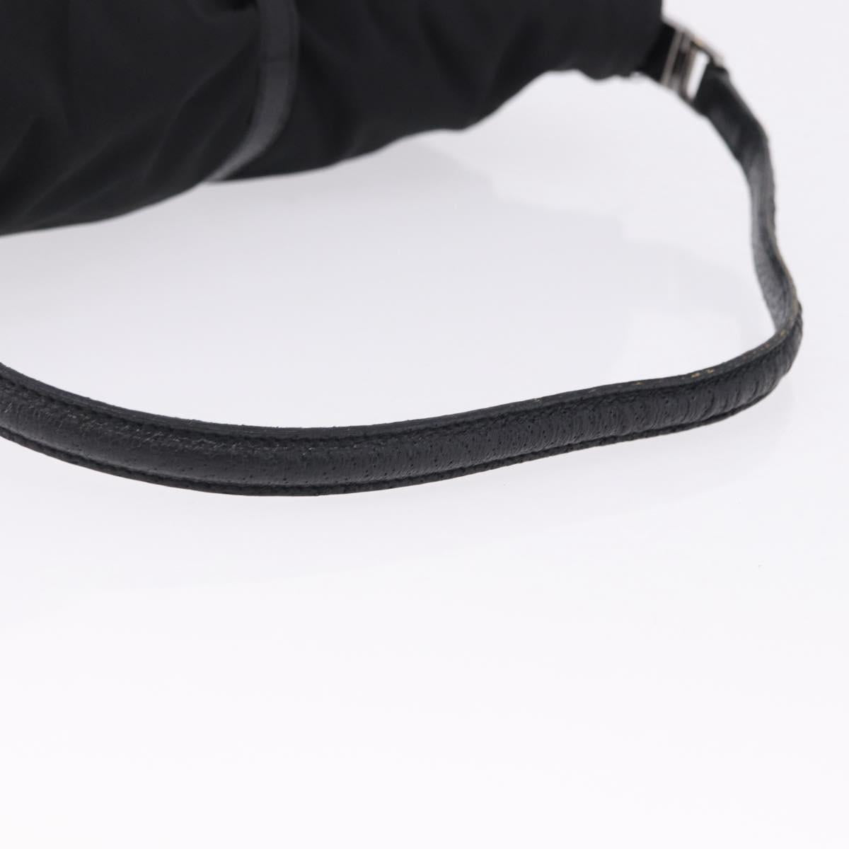 GUCCI GG Canvas Jackie Shoulder Bag Black Silver 001 3355 2123 Auth ka5595