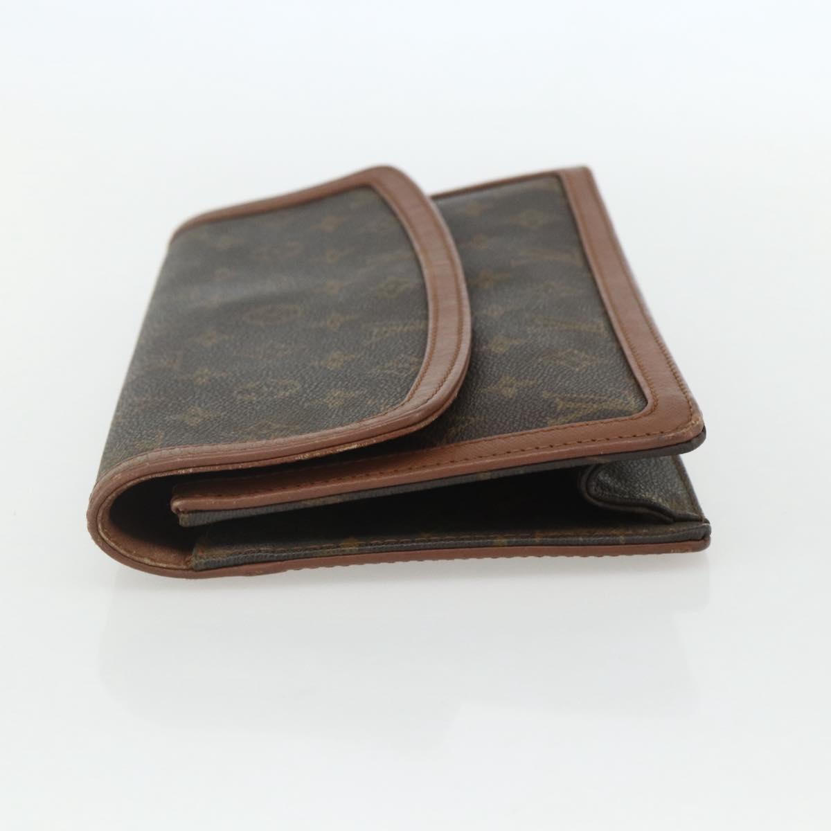 LOUIS VUITTON Monogram Pochette Dam GM Clutch Bag M51810 LV Auth ka560