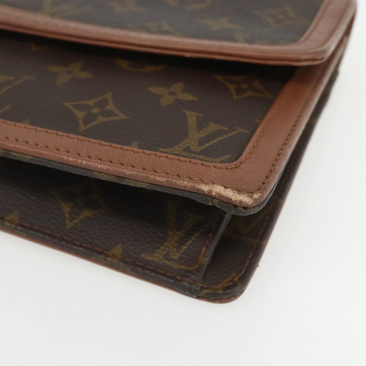 LOUIS VUITTON Monogram Pochette Dam GM Clutch Bag M51810 LV Auth ka560