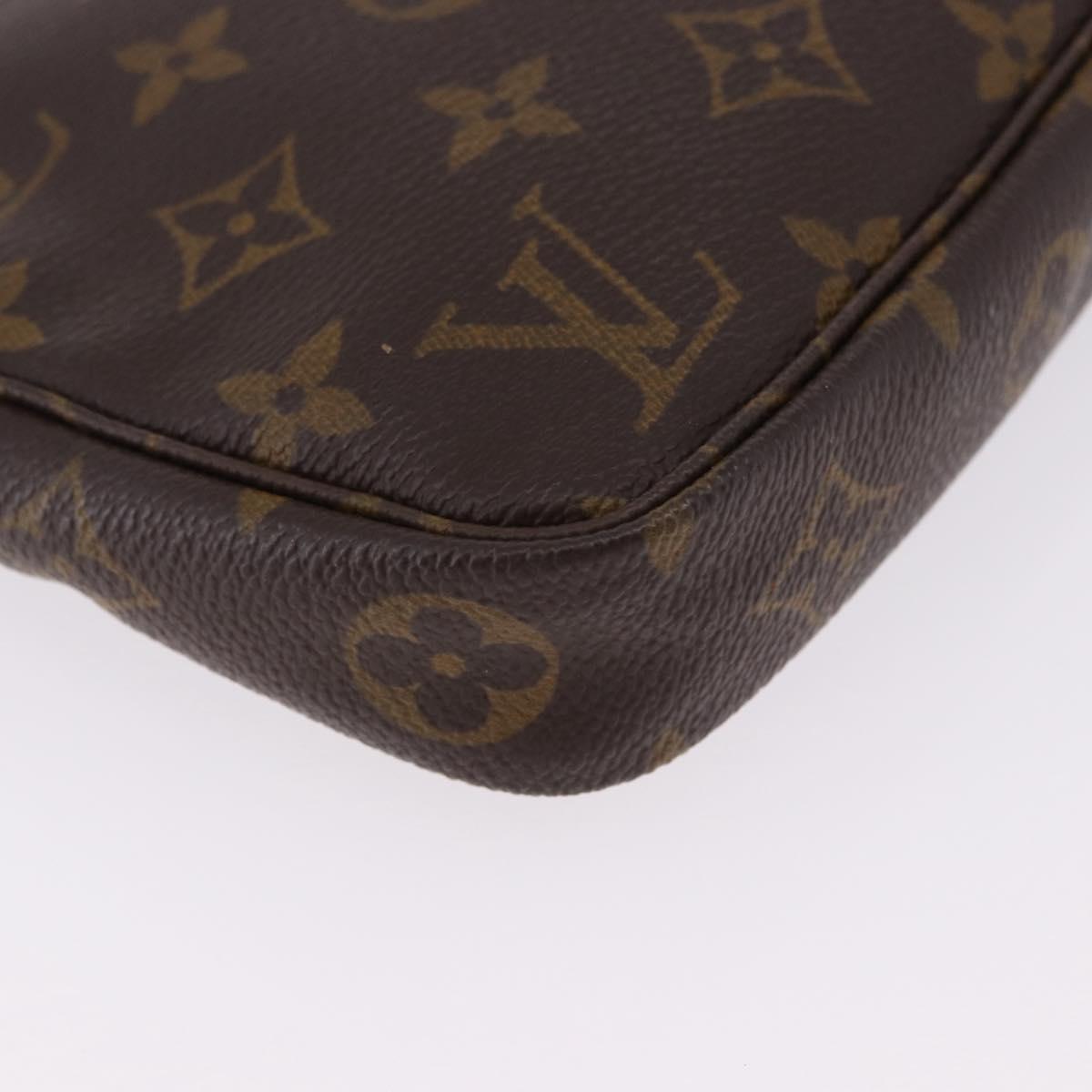 LOUIS VUITTON Monogram Pochette Accessoires Pouch M51980 LV Auth ka5601V