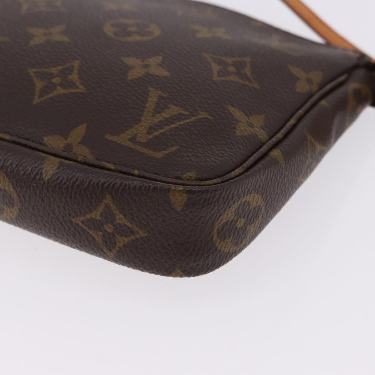 LOUIS VUITTON Monogram Pochette Accessoires Pouch M51980 LV Auth ka5601V