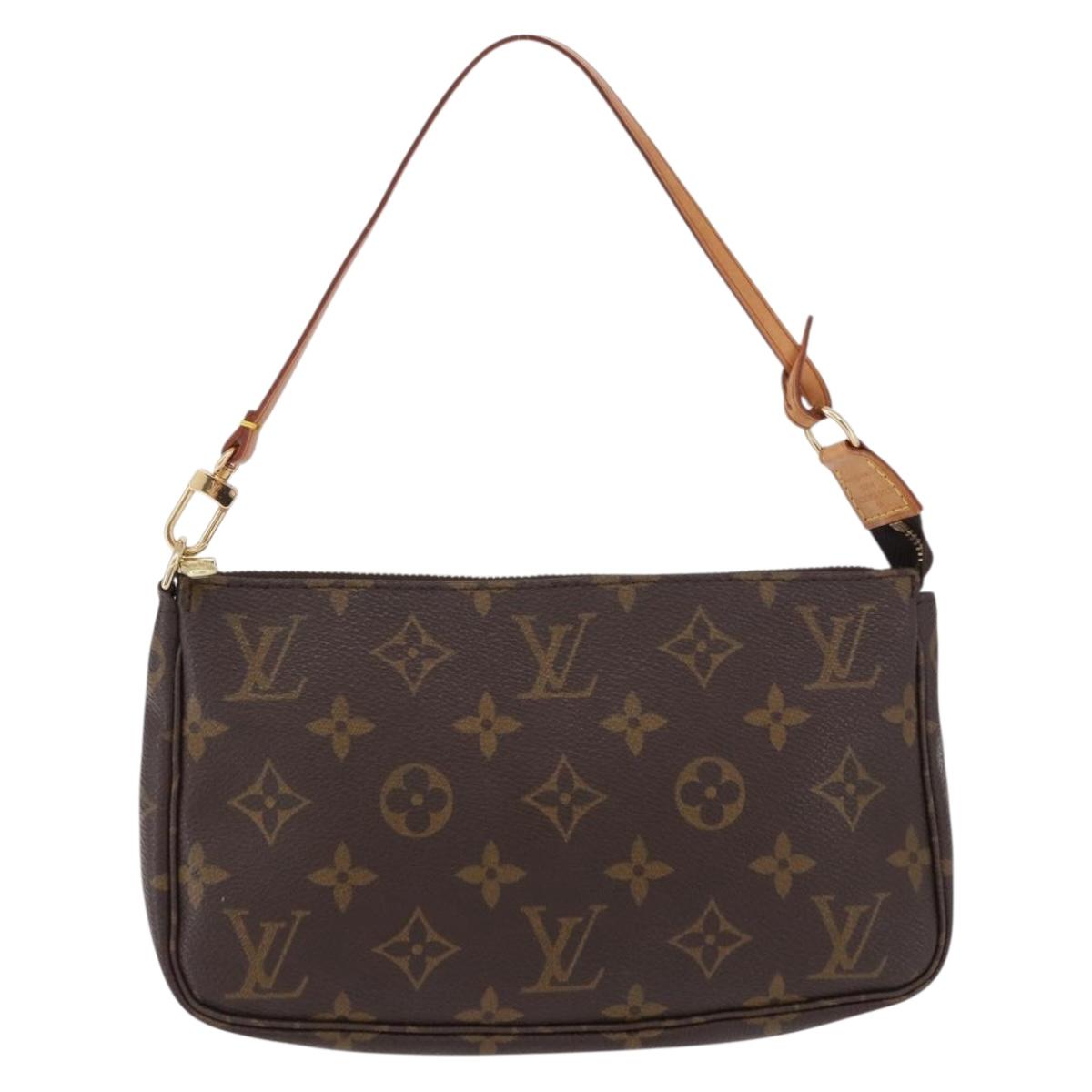 LOUIS VUITTON Monogram Pochette Accessoires Pouch M51980 LV Auth ka5601V