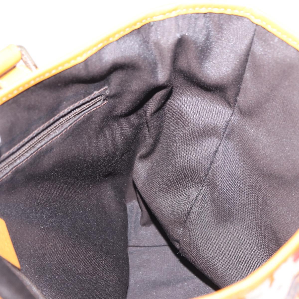 GUCCI Hand Bag Canvas Outlet Multicolor Gold 257250 Auth ka5603A