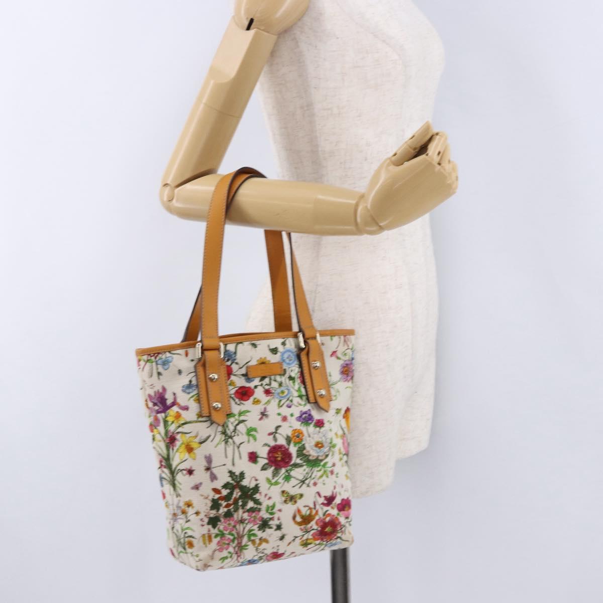 GUCCI Hand Bag Canvas Outlet Multicolor Gold 257250 Auth ka5603A