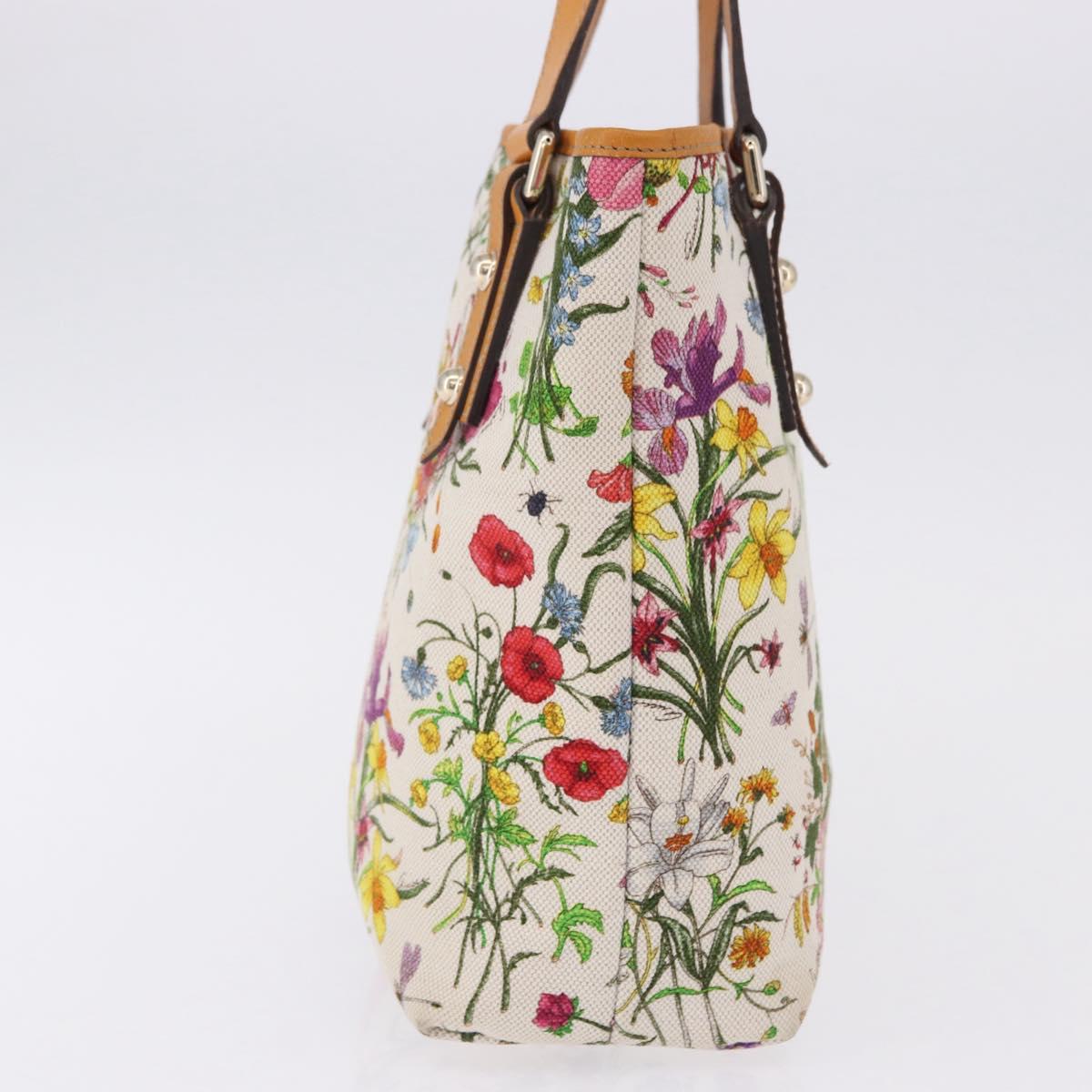 GUCCI Hand Bag Canvas Outlet Multicolor Gold 257250 Auth ka5603A