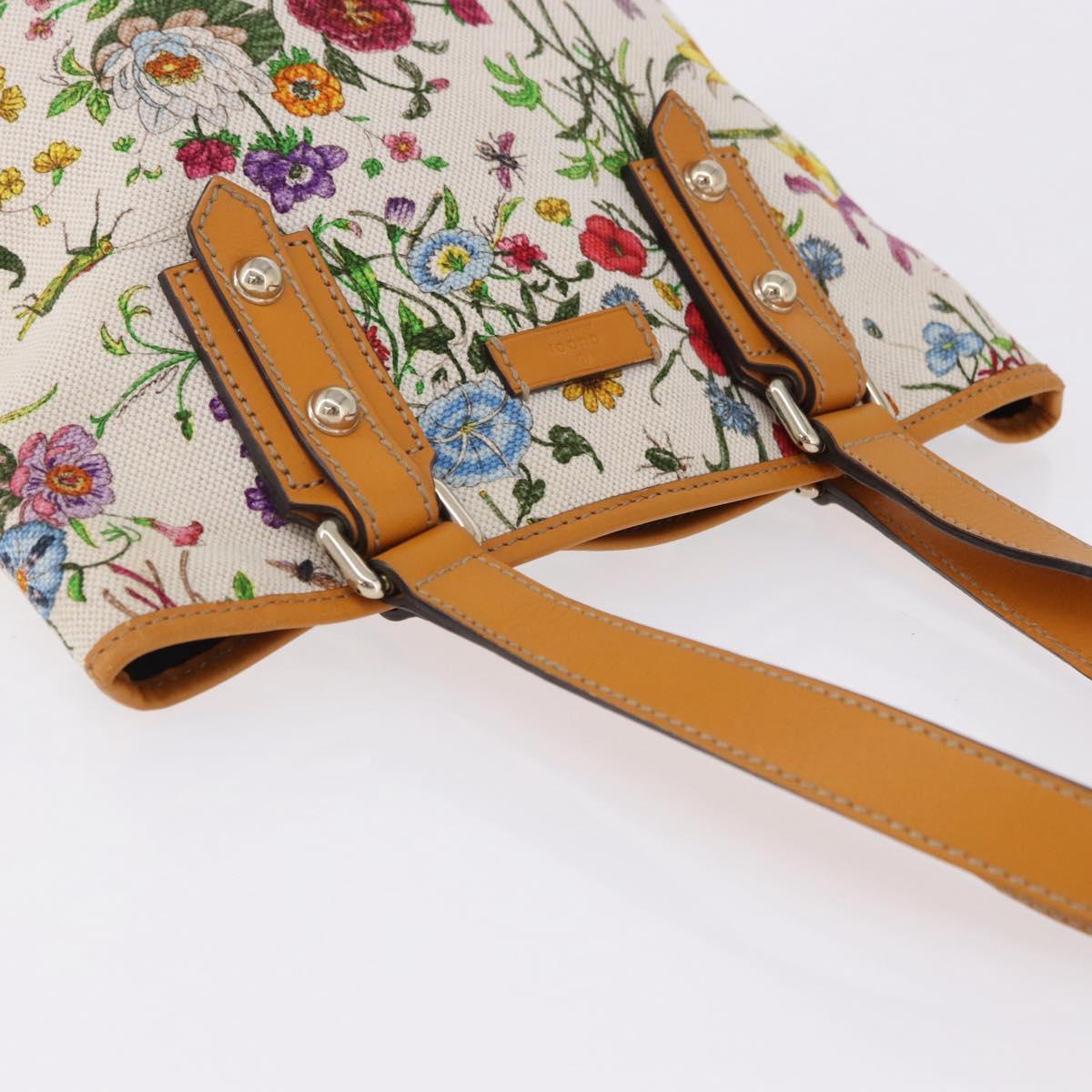GUCCI Hand Bag Canvas Outlet Multicolor Gold 257250 Auth ka5603A