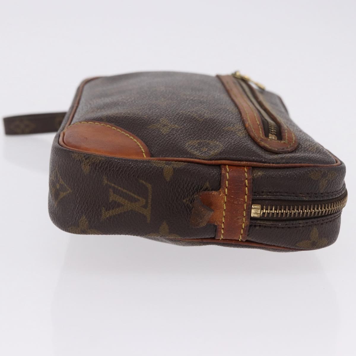 LOUIS VUITTON Monogram Marly Dragonne GM Clutch Bag M51825 LV Auth ka5605