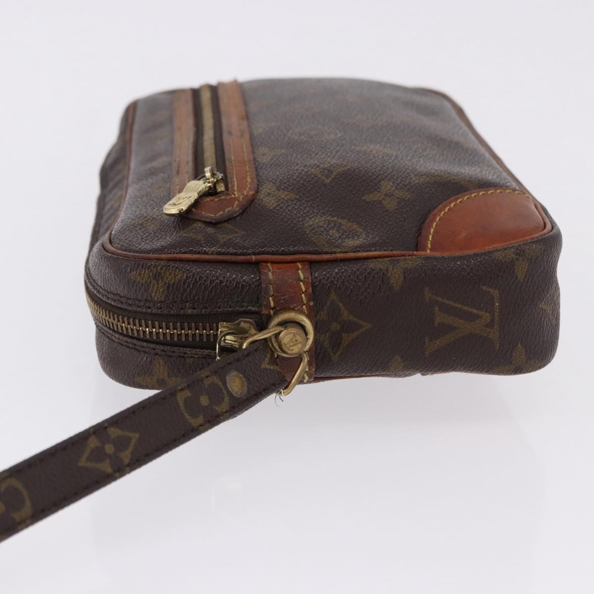 LOUIS VUITTON Monogram Marly Dragonne GM Clutch Bag M51825 LV Auth ka5605